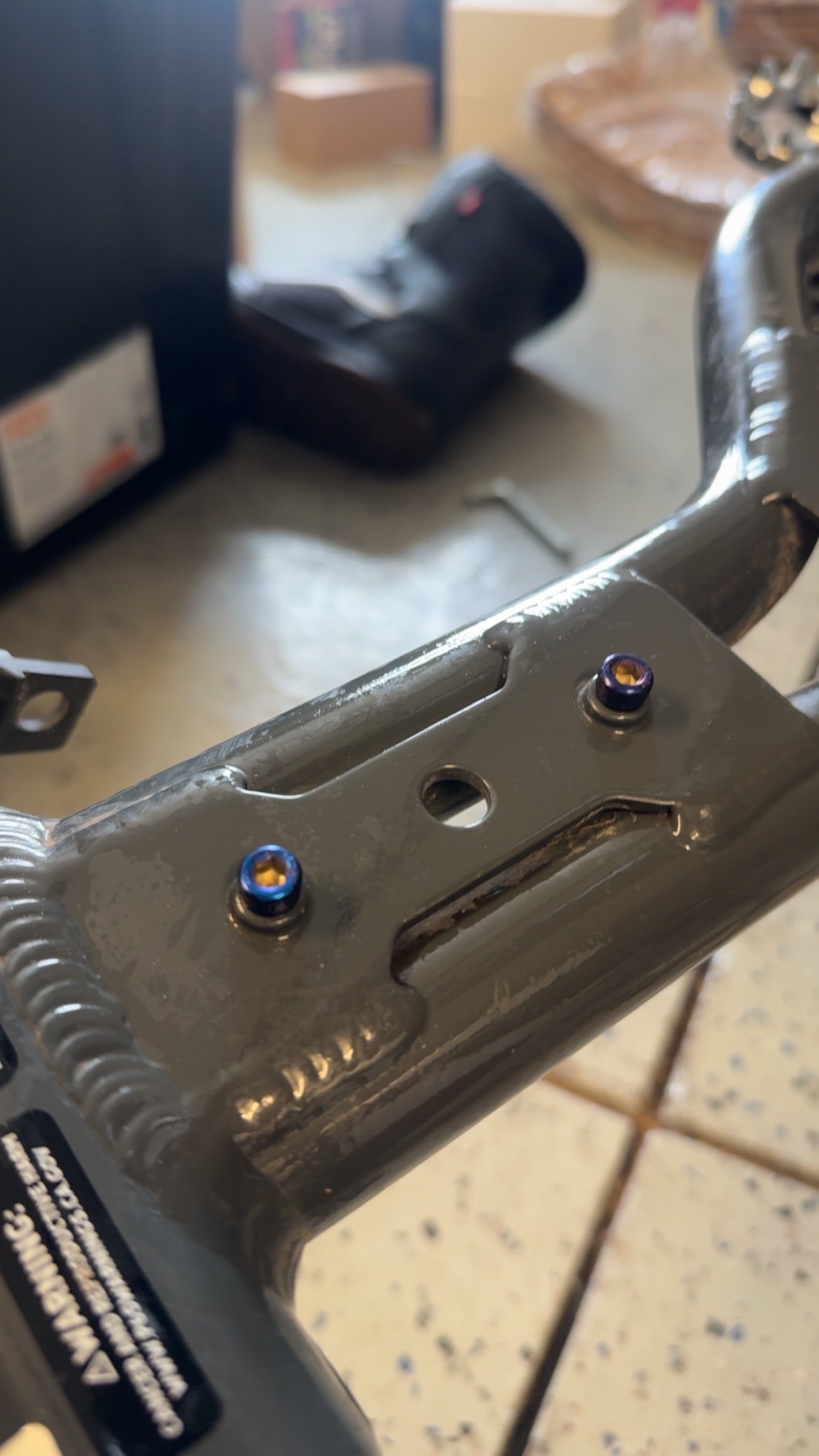 super 73 lower frame titanium (set of 2)